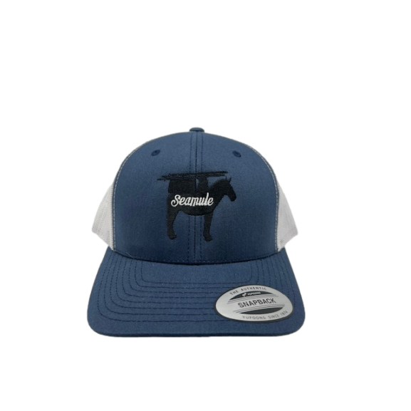 Seamule Snapback - Navy/White Mule