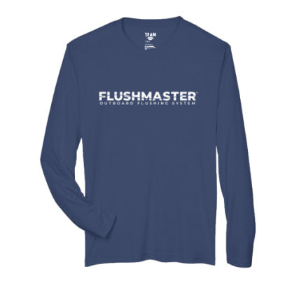 Flushmaster Triple Motors Long Sleeve Performance Shirt