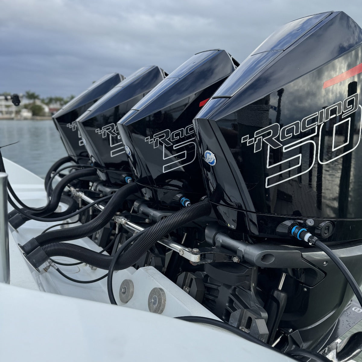 quad racing mercury outboards